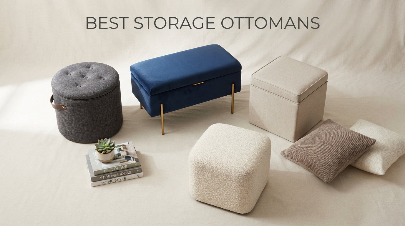 best storage ottomans