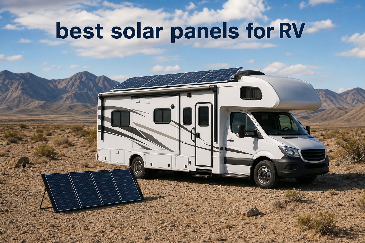 best solar panels for RV