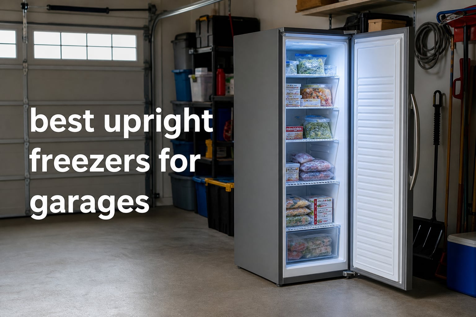 best upright freezers for garages