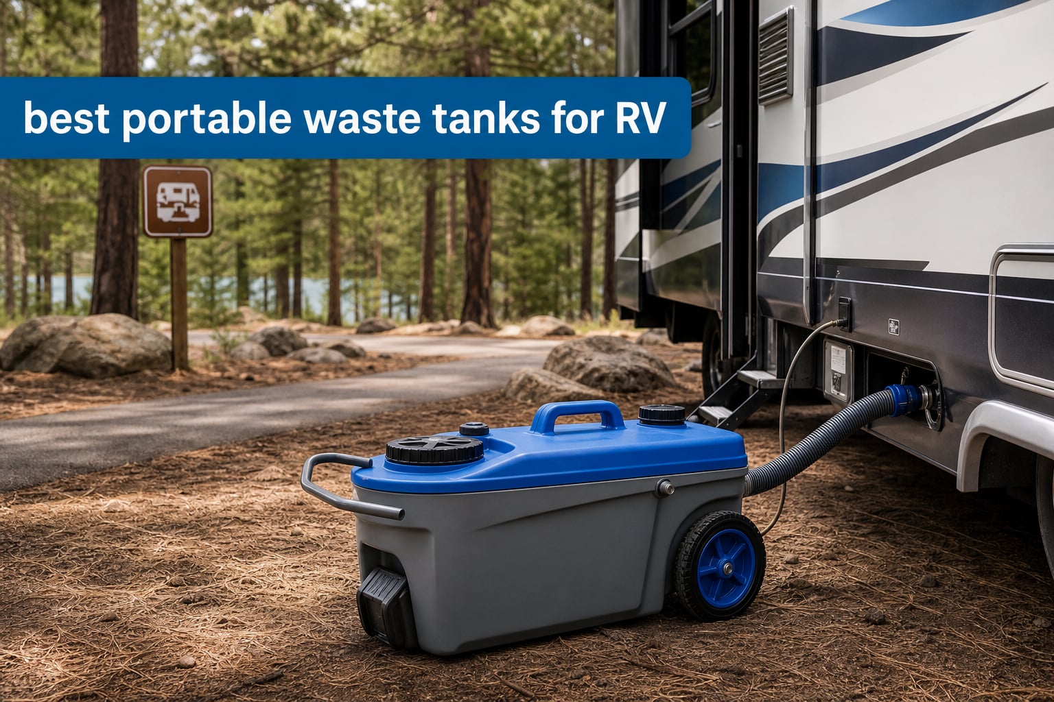 best portable waste tanks for RV