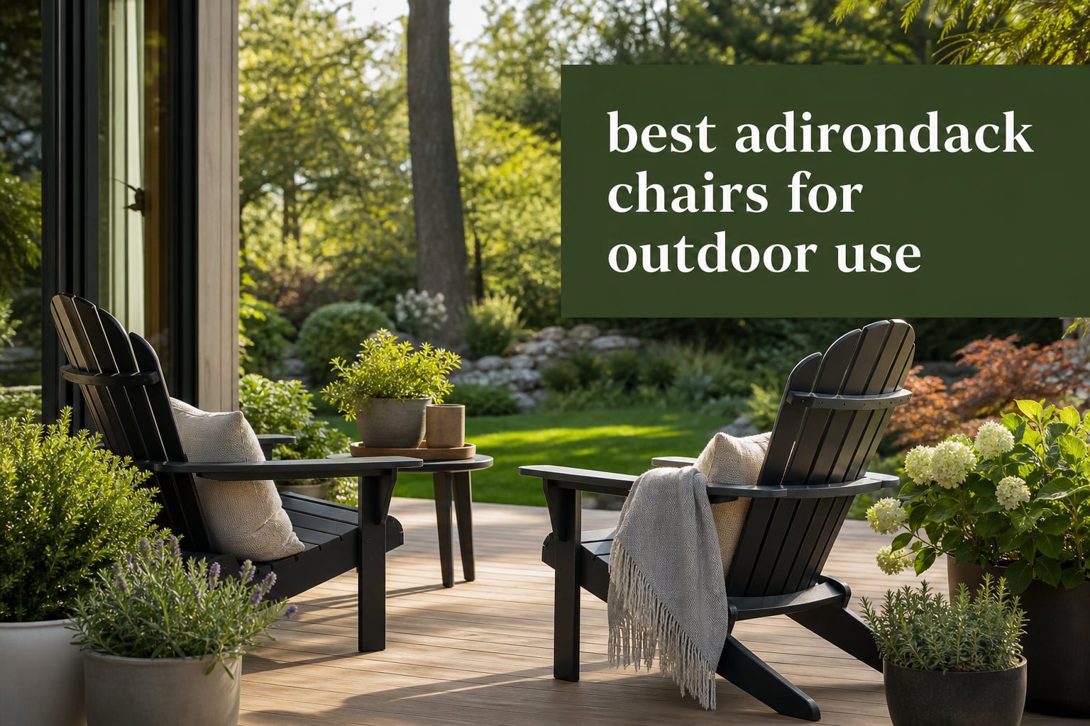 best adirondack chairs for outdoor use