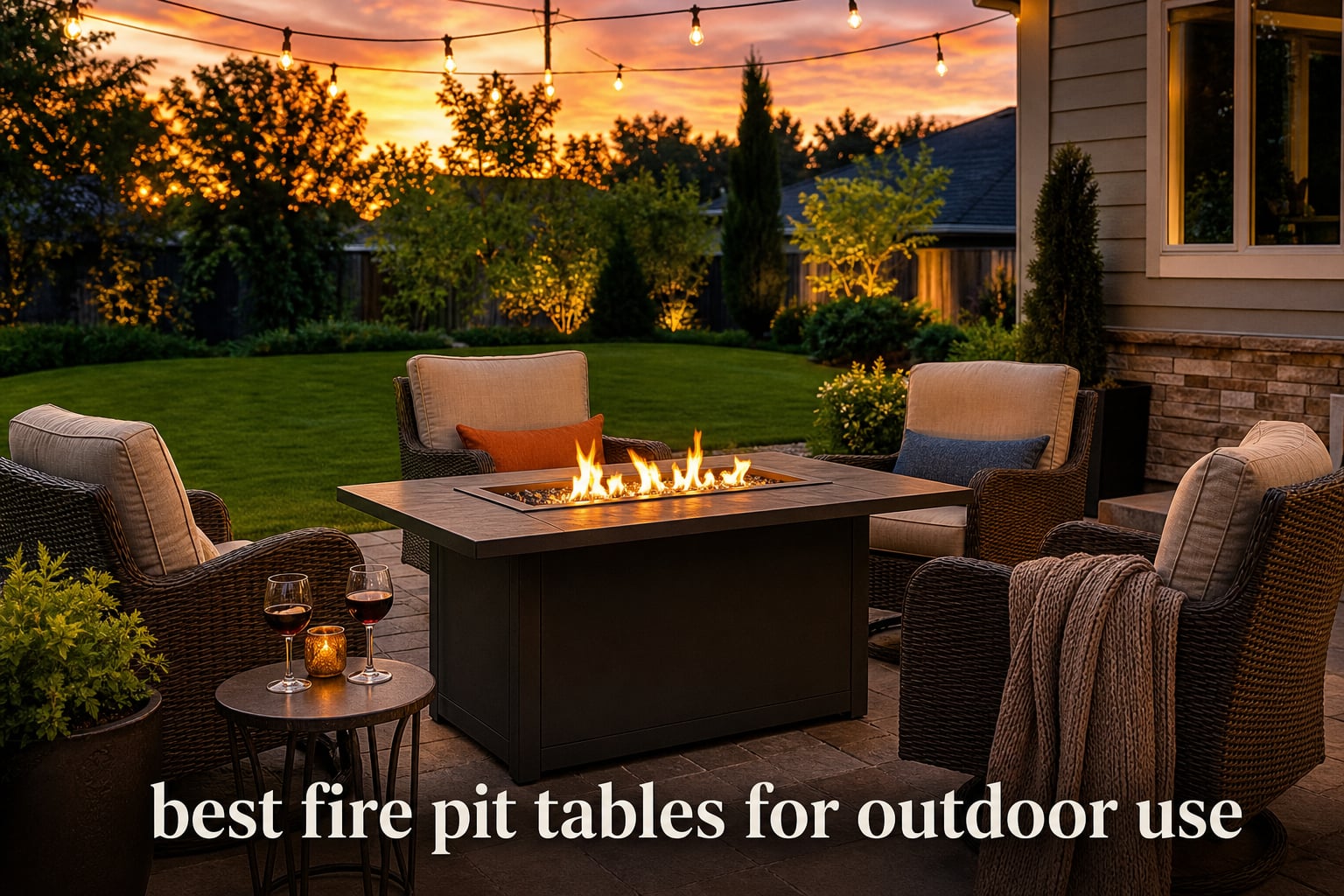 best fire pit tables for outdoor use