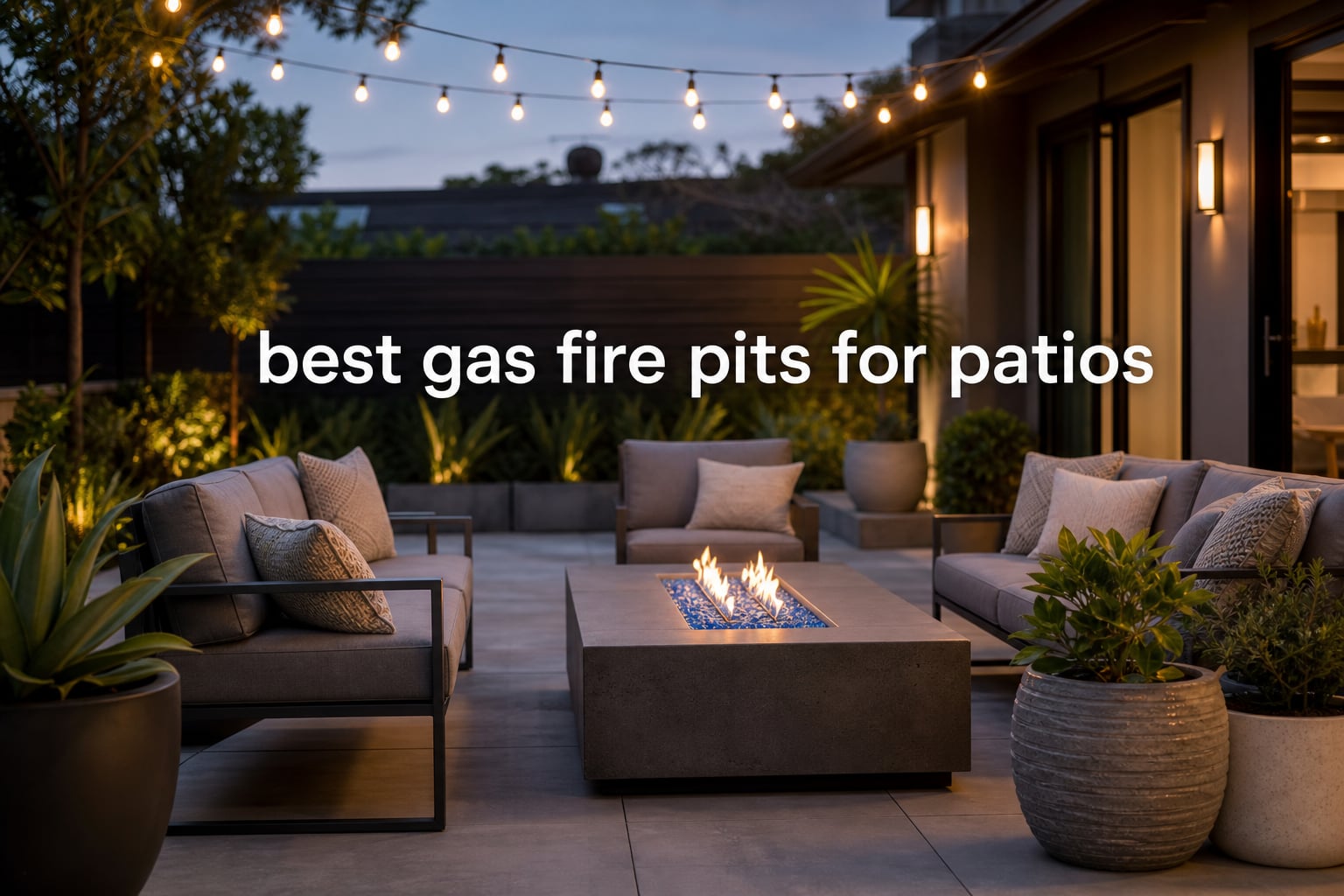 best gas fire pits for patios