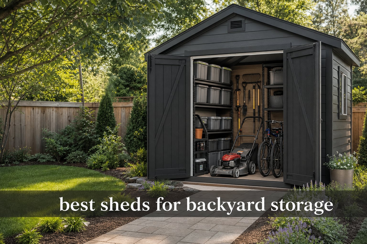 best sheds for backyard storage