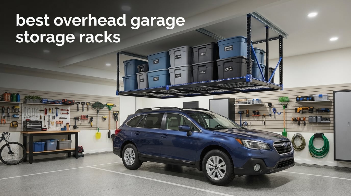 best overhead garage storage racks